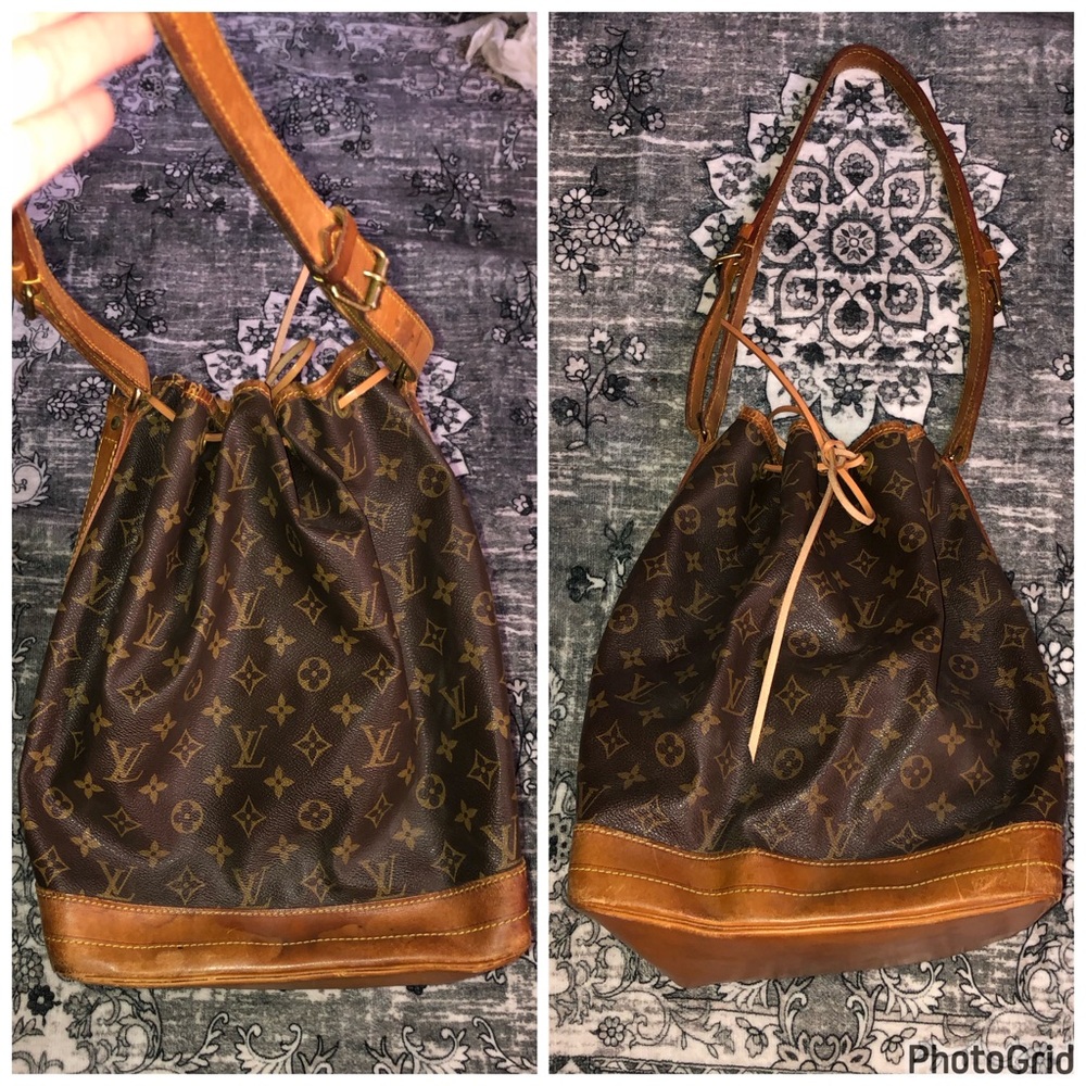 100% AUTHENTIC Louis Vuitton Vintage Noe Drawstring Shoulder Bag - Picture 3 of 16